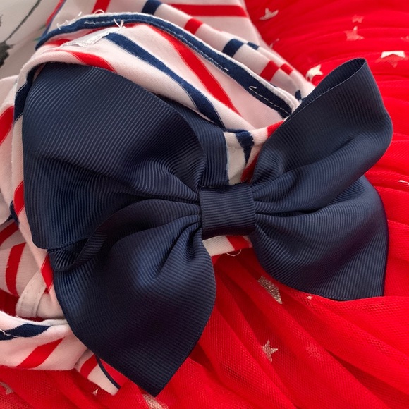 Nickelodeon Jojo Siwa Stripes Patriotic Sleeveless Dress Size 10/12 Large - Picture 13 of 17